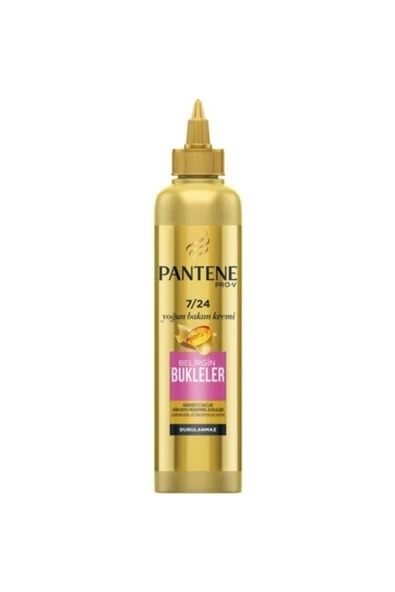 Pantene 7/24 Belirgin Bukleler Kıvırcık Şekillendirici Durulanmayan Krem 300 Ml