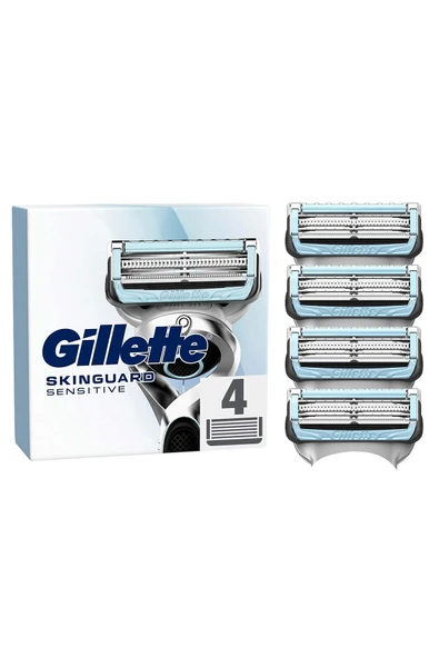 Gillette Skinguard Sensitive 4 Adet Yedek Tıraş Bıçağı