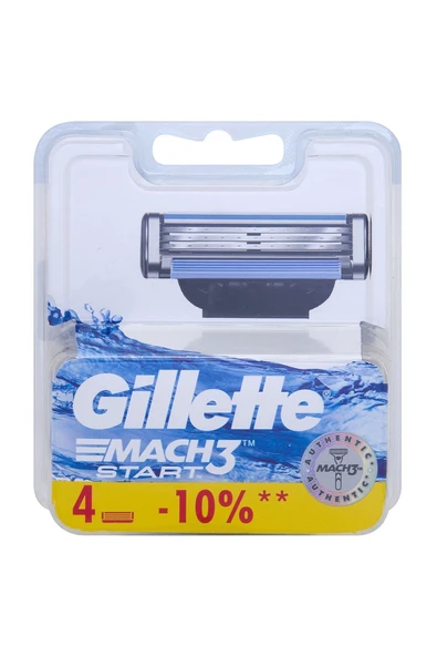 Gillette Mach3 Start Yedek Tıraş Bıçağı 4'lü