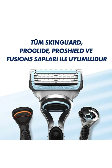 Gillette Skinguard Sensitive 4 Adet Yedek Tıraş Bıçağı - 7