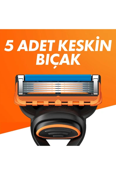 Gillette Fusion H+4 + Fusion Jel 200ML + Çanta - 8