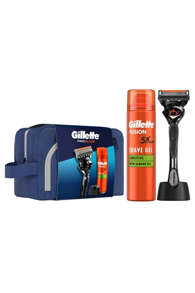 Gillette Fusion Proglide 1Up + Stand + Çanta