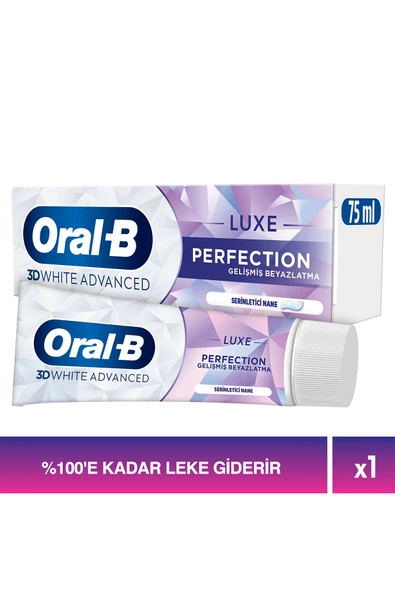 Oral-B Pro 3D White Advanced Luxe Perfection Diş Macunu 75 ml