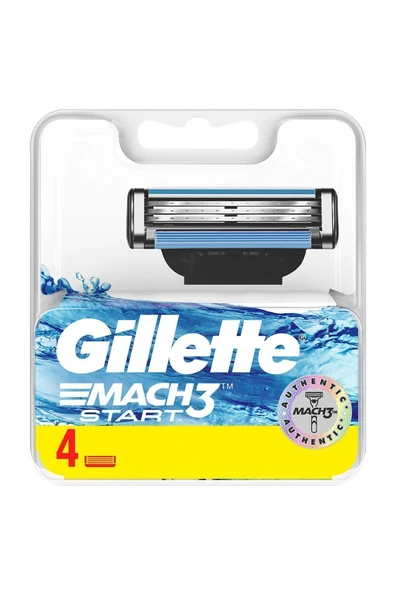 Gillette Mach 3 Start Tıraş Bıçağı 4'lü Yedek Başlık - 2