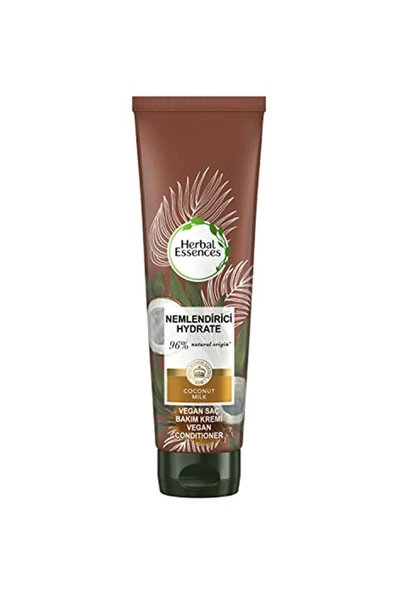 Herbal Essences Vegan Saç Bakım Kremi Nemlendirici Hindistan Cevizi Sütü, 275 Ml