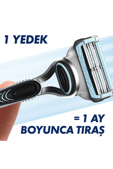 Gillette Skinguard Sensitive Tıraş Makinesi + Yedek Tıraş Bıçağı - 5