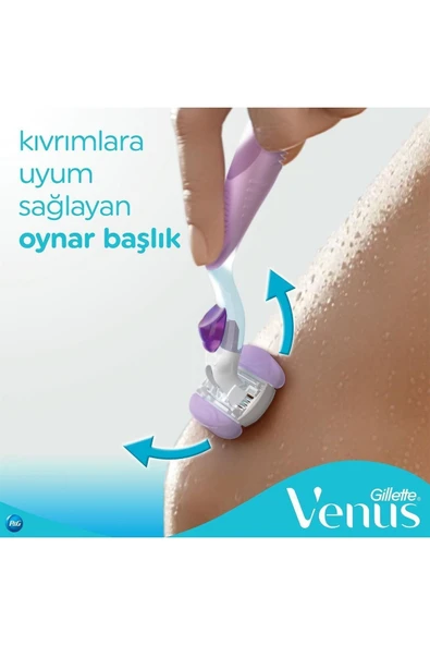 Gillette Venüs Breeze Tıraş Makinesi + 2 Yedek Bıçak - 4