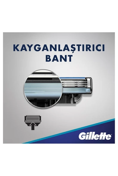 Gillette Mach 3 Start Tıraş Bıçağı 4'lü Yedek Başlık - 5