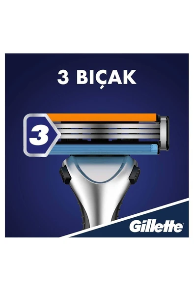Gillette Sensor3 Tıraş Makinesi + 6 Yedek Tıraş Bıçağı - 3