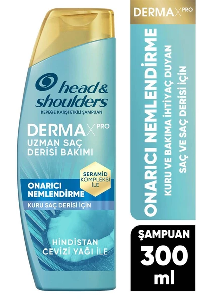 Head&Shoulders DermaXPRO Onarıcı Nemlendirme Kepek Karşıtı Şampuan Hindistan Cevizi Yağı ve Seramid ile 300ml