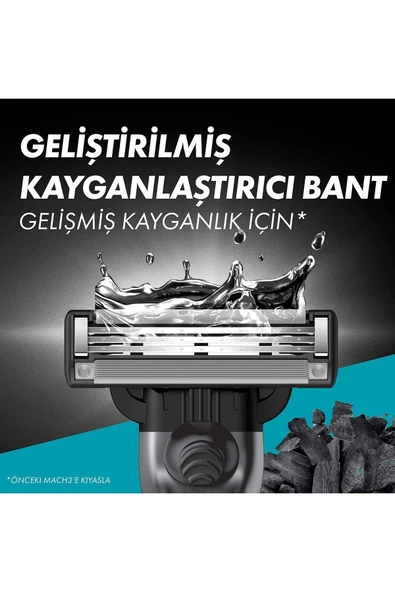 Gillette Mach3 Charcoal Yedekli Tıraş Makinesi - 6