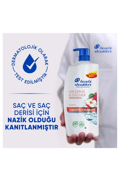 Head&Shoulders Arındırma&Parlaklık Kepeğe Karşı Etkili Şampuan 800 ml - 8