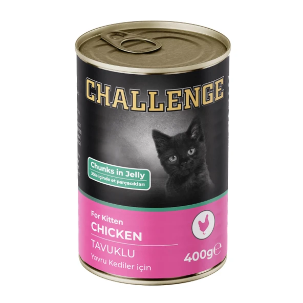 Challenge Tavuklu Yavru Kedi Konservesi 400 gr ürün görseli 1
