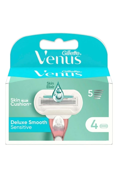 Gillette Venus Deluxe Smooth Yedek 5 Bıçaklı 4 Adet - 2
