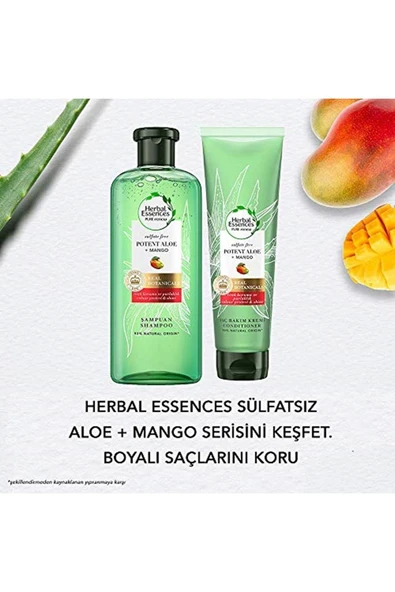 Herbal Essences Potent Aloe + Mango Saç Kremi 275 ml - 5