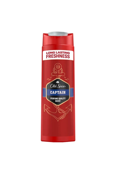 Old Spice Captain Erkekler Için Duş Jeli Ve Şampuan 400 ml - 2