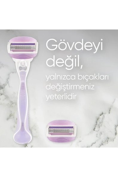 Gillette Venus Comfortglide Breeze Kadın Tıraş Makinesi 2 Yedekli - 6