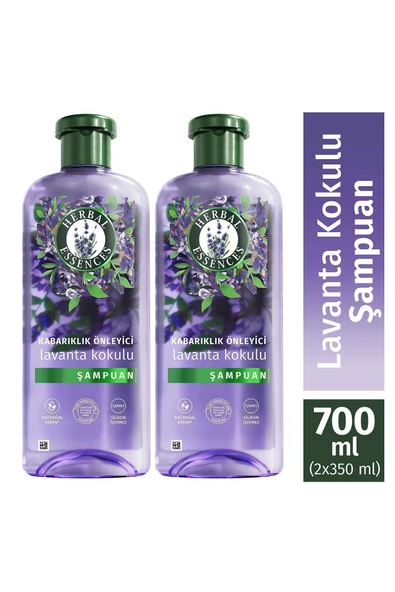 Herbal Essences Kabarlıklık Önleyici Lavanta Kokulu Şamp 350mlx2