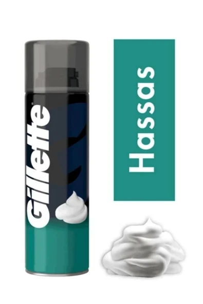 Gillette Hassas Tıraş Köpüğü 200 ml