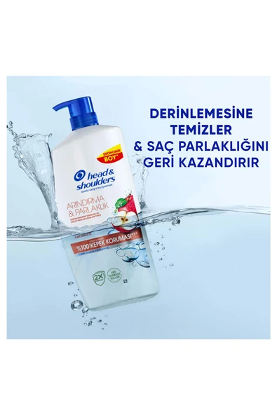 Head&Shoulders Arındırma&Parlaklık Kepeğe Karşı Etkili Şampuan 800 ml - 3
