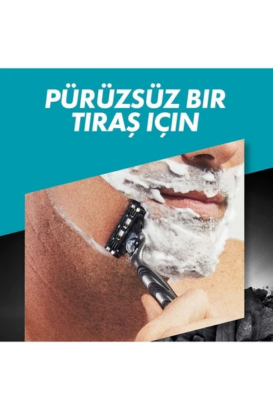 Gillette Mach3 Charcoal Yedekli Tıraş Makinesi - 3