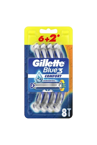Gillette Blue-3 8'li Comfort - 2