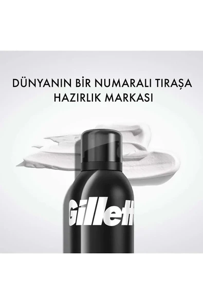 Gillette Tıraş Köpüğü Shave Foam Sensitive Traş Köpüğü 200 ml - 2