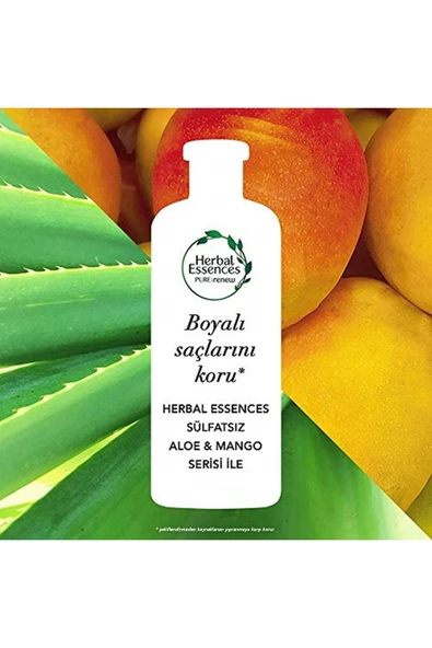 Herbal Essences Potent Aloe + Mango Saç Kremi 275 ml - 4