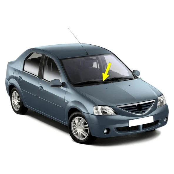 Dacia Logan 2005-2012 Ön Cam Sağ Yolcu Tarafı Silecek Kolu