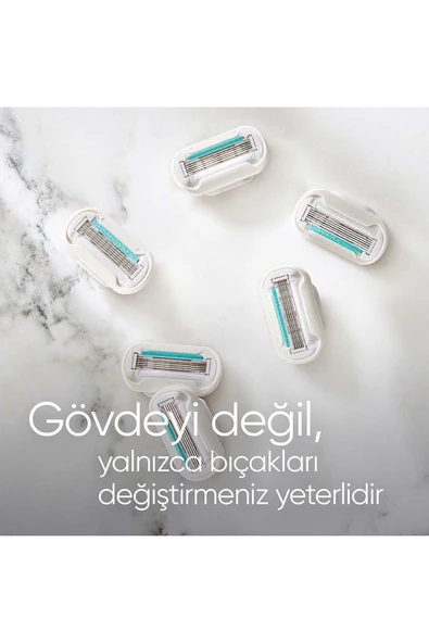 Gillette Venus Deluxe Smooth Yedek 5 Bıçaklı 4 Adet - 6