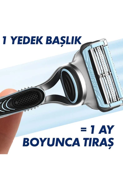 Gillette Skinguard Sensitive 4 Adet Yedek Tıraş Bıçağı - 5