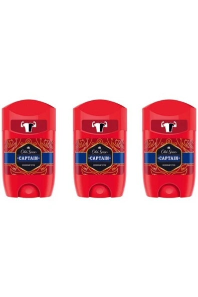 Old Spice Deo Stick 50 ml Captain 3 Adet