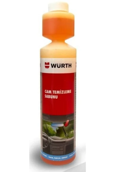 Würth Star 3 Lü Temizlik Seti 250 Ml Cam Temizleme Sabunu Sentetik Güderi Bez Ve Oto Yıkama Süngeri - 3