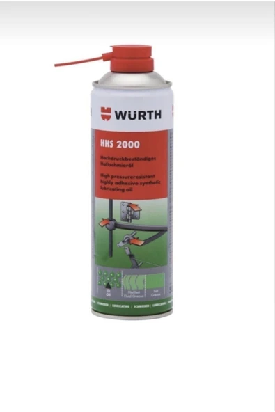 Würth Hhs 2000 Sıvı Gres Yüksek Basınca Dayanıklı Tutunma Özellikli Yağlama Maddesi