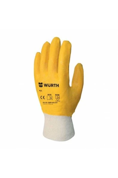 Würth Sarı Nitril Iş Eldiveni 10/xlarge 24 Çift - 2