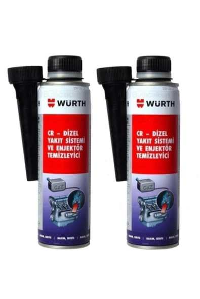 Würth Cr-dizel Yakıt Sistemi Ve Enjektör Temizleyici 300 Ml X 2 Adet ürün görseli