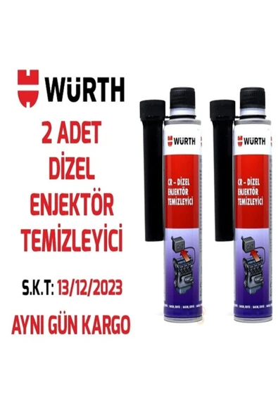 Würth 2 Adet Dizel Yakıt Sistemi Ve Enjektör Temizleyici 300 Ml*2 Adet ürün görseli