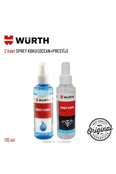 Würth 2'Lİ SPREY KOKU SETİ OCEAN +PRESTİJ ürün görseli