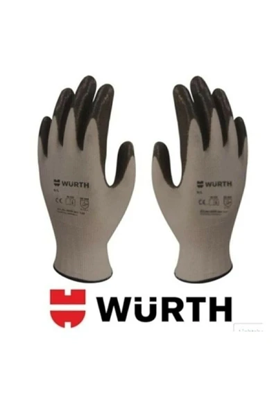 Würth Mekanikçi Iş Eldiveni Siyah 10/xl 6'lı Paket