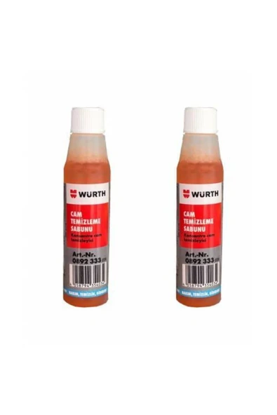 Würth 2 Adet - Konsantre Cam Suyu Temizleme Cam Sabunu 32ml. 4058794354034.