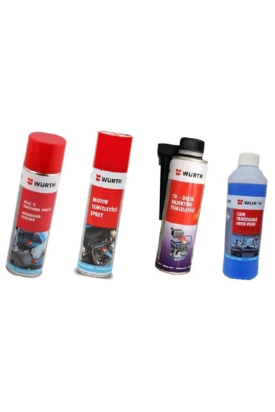 Würth Dizel 4 Parça Oto Bakım Seti