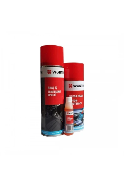 Würth Araç Içi Köpük+motor Koruma Cilası+cam Sabunu ürün görseli