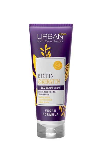Urban Care Biotin&keratin Dökülmeye Eğilimli Saçlara Özel Saç Kremi-vegan-250ml - 2