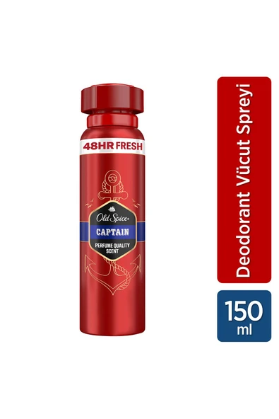 Old Spice Captain Erkekler Için Sprey Vücut Deodorantı 150 ml - 2