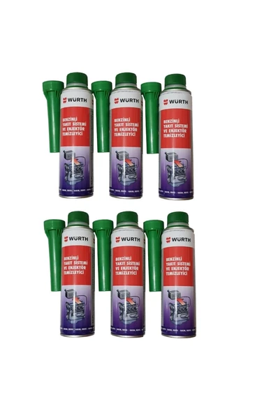 Würth Benzinli Enjektör Temizleyici 300 ml (6 ADET) ürün görseli