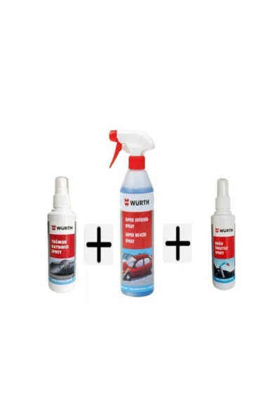 FABE SHOP Würth Buz Çözücü - Yağmur Kaydırıcı-buğu Önleyici Sprey