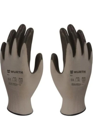 Würth Iş Güvenliği Eldiveni Mekanikçi Siyah 10 3 Adet