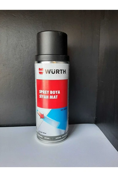 Würth Sprey Boya Siyah Mat 400 Ml