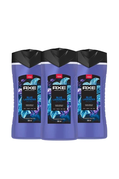 Axe Premium Collection Duş Jeli Blue Lavender 3 In 1 Vücut Saç Yüz 300 ml X3 - 2