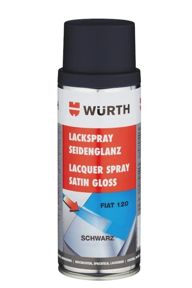 Würth 400 Ml Fiat 120 Tampon Boyası Ipeksi Parlak Siyah